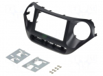 Radio mounting frame | Hyundai | 2 DIN | black