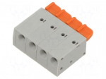 Connector: PCB terminal block | terminal | GB | 6A | PIN: 4 | angled