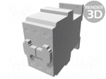 Contactor: 3-pole | NO x3 | 24VDC | 26A | for DIN rail mounting | BF