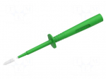Measuring tip | 16A | green | Socket size: 4mm | L: 140.4mm
