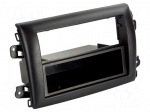 Radio frame | Citro&euml;n,Fiat,Opel | 2 DIN | black
