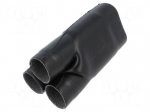 Cable breakout | glued | black | elastomer | -75&divide;150&deg;C | No.of term: 3