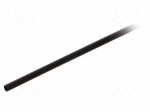 Heat shrink sleeve | 2: 1 | 3.18mm | L: 1.2m | black | polyolefine