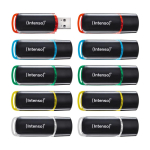 Intenso 3511561 USB flash drive 8 GB USB Type-A 2.0 Black, Red, Green, Transparent, Yellow, Blue