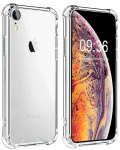 Back panel cover Evelatus Apple iPhone XR Military Shockproof Silicone Case TPU Transparent