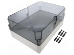 Enclosure: multipurpose | X: 254mm | Y: 361mm | Z: 165mm | TK PC | grey