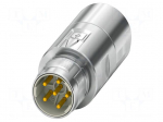 Connector: M23 | plug | PIN: 6 | crimped | straight | M23 PRO | 30A | 630V