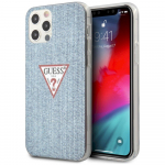 Guess GUHCP12LPCUJULLB Jeans Collection Hardcase for iPhone 12 Pro Max 6,7" / light blue