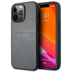 Guess GUHCP13LPSASBGR Saffiano Strap for iPhone 13 Pro / 13 6,1" / grey