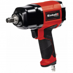 Einhell compressed air impact wrench TC-PW 610 (black/red, loosening torque 610 Nm, 1/2", incl. 10 sockets)