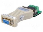 Module: converter | RS232,RS485 | D-Sub 9pin,pin strips