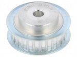 Belt pulley | AT5 | W: 10mm | whell width: 21mm | &Oslash;: 41.8mm | aluminium
