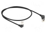 Patch cord | S/FTP | Cat 6a | 0.5m | LSZH | black | 30AWG | &Oslash;cable: 4.5mm