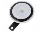 Signaller: sound | 12VDC | Mounting: screw type | 435Hz | &Oslash;out: 95mm