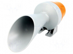 Signaller: lighting-sound | 230VAC | horn,continuous light | LED