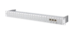 METZ CONNECT E-DAT moodul 24x8(8) 1HE Cat.6A patch-paneel, light grey
