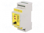 Timer | 0,25s&divide;12min | DPDT | 24VDC/8A,250VAC/8A | Usup: 24VAC | 24VDC