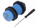 Sensor: capacitive | Range: 3&divide;25mm | Output conf: PNP / NO + NC