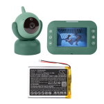 Replacement Battery for Babymoov Babyphone YOO Master+, Babyphone YOO Go+ HD, Li-Polymer 4000mAh