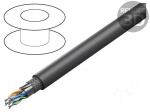Wire | Alpha Essential C&C | 10x2x22AWG | PVC | dark grey | 300V | 30.5m