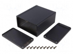 Enclosure: with panel | 1457 | X: 104mm | Y: 120mm | Z: 55mm | aluminium