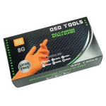 Oranžised nitrilkinnas 50 tk karbis, suurus M DS4002