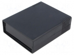 Enclosure: with panel | X: 91.1mm | Y: 111mm | Z: 34.8mm | ABS | black