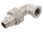 Splice terminal: 90&deg; elbow | max.10.5bar | 1.4408 stainless steel