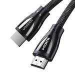 HDMI-HDMI kabelis 5 m (HDMI 2.1 8K@60Hz 48Gbps) melns ar neilona pinumu HD140 UGREEN