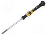 Screwdriver | slot | precision | 3,5x0,6mm | ESD | Blade length: 80mm