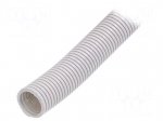 Protective tube | &Oslash;Braid : 32mm | grey | L: 25m | -5&divide;60&deg;C | &Oslash;int: 25mm