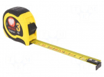 Measuring tape | L: 3m | Width: 16mm | Enclos.mat: ABS,rubber