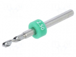 Drill bit | PCB | &Oslash;: 2.5mm | carbon steel | 1/8" (3,175mm)