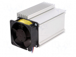 Heatsink: extruded | L: 100mm | W: 75.5mm | H: 65.8mm | aluminium | plain