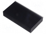 Heatsink: extruded | grilled | black | L: 50mm | W: 90mm | H: 17mm