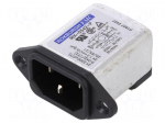 Connector: AC supply | socket | male | 3A | 250VAC | IEC 60320 | -25&divide;85&deg;C