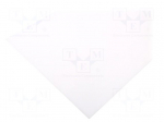 Sheet | Dim: 300x500mm | Thk: 5mm | milky