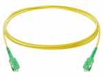 Fiber patch cord | both sides,SC/APC | 5m | Optical fiber: 9/125um