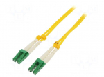 Fiber patch cord | both sides,LC/APC | 5m | LSZH | yellow
