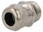 Cable gland | with long thread | M20 | 1,5 | IP68 | Mat: brass | 10bar