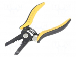 Stripping tool | 10AWG&divide;20AWG | Length: 168mm | &Oslash;cable: 0.81&divide;2.59mm
