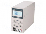 Power supply: laboratory | switched-mode,single-channel | 0&divide;30VDC
