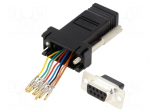 Transition: adapter | RJ45 socket,D-Sub 9pin female