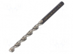 Drill bit | for metal | &Oslash;: 4.5mm | L: 80mm | HSS-CO | Conform to: DIN 338