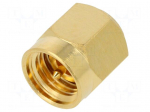 Connector: SMA | jumper | male | straight | 50&Omega; | gold-plated