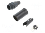 Connector: XLR | plug | male | audio video | XX | 16A | PIN: 3 | straight