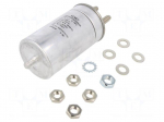 Capacitor: polypropylene | H: 117mm | 22uF | 1280VDC | 550VAC | 40A | C44P