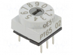 Encoding switch | DEC/BCD | Pos: 10 | THT | Rcont max: 80m&Omega; | PT65