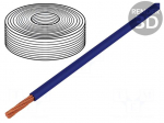 Wire | LifY | 1x16mm2 | stranded | Cu | PVC | blue | 450V,750V | Class: 6