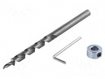 Drill bit | for wood | &Oslash;: 9.5mm | L: 180mm | Working part len: 97mm